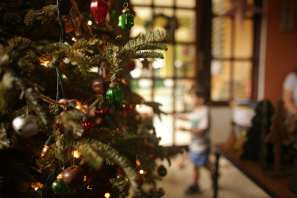 Christmas tree with decorations